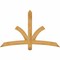 Ekena Millwork Davenport Rough Sawn Timber Gable Bracket, Western Red Cedar, 60"W x 38"H x 2"D x 4"F, 15/12 Pitch GBW060X38X0204DAV00RWR - alternate 1